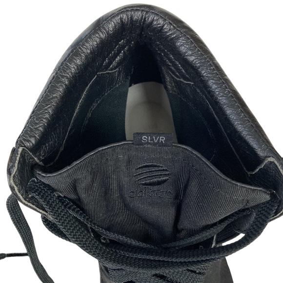 Adidas SLVR Black Wedge Lace Up Bootie Sneaker - Picture 5 of 16